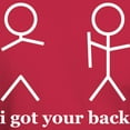 thumbnail image 3 of CafePress - I Got Your Back T Shirt - Men's Classic Graphic Cotton T-Shirt, 3 of 4