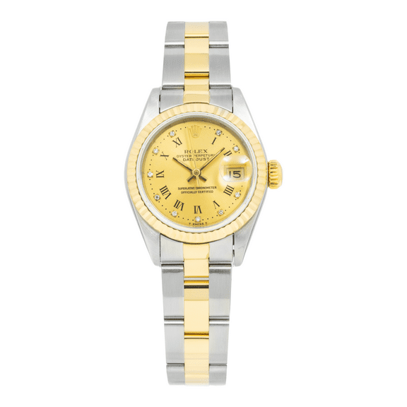 Pre-Owned Vintage Rolex Ladies Datejust 26mm 69173 with Two-Tone Oyster Bracelet