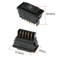 thumbnail image 4 of Interruptor de ventana de coche Uxcell de 5 pines Interruptor maestro de control de coche con interruptor y arnés de cableado Momentáneo DC 12V, 4 of 6