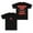 Black, variant on Bailey Zimmerman Different Night Same Rodeo DNSR Merch - Cotton Blend Neon Print T-Shirt Short Sleeve Unisex