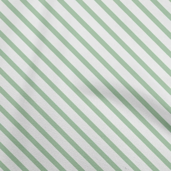 oneOone Polyester Spandex Dusty Teal Green Fabric Stripes Sewing Craft Projects Fabric Prints By Yard 56 Inch Wide