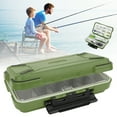 thumbnail image 1 of FLAMEEN Sea Fishing Tackle Box, ABS Fishing Tackle Organizer, For Wild Fishing Sea Fishing, 1 of 7