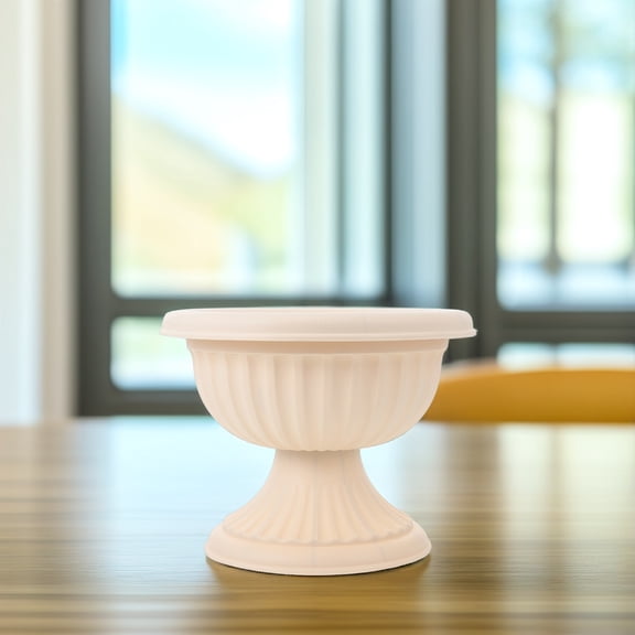Roman Flower Pots Delicate Tall Urn Planter Wedding Table Decor Beige