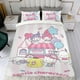 thumbnail image 4 of Sanrio Conjunto de sábanas temático, trío de piezas, cómodo y amigable con la piel, diseño único, regalo de decoración para el hogar para familiares, amigos y fans, 90 cm * 190 cm, 4 of 6