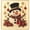 U8--C-Snowman, variant on Pearl Diamond Art For Adults Christmas Snowman Design 7.87 X 7.87 Inch Framed ABS Canvas DIY Holiday Home Decor Ideal Gift For Beginner Craft Enthusiasts,C-Snowman