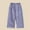 Blue, variant on Cethrio Kids Girls Wide Leg Pants, Plaid Athletic Cotton Casual Summer Pants Pink Size 2-3 T