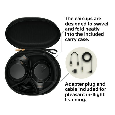 Sony WH1000XM3 Black Wireless Bluetooth Headphones