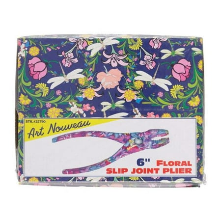 Best Way Tools 33790 Floral Slip Joint Pliers with 4 Floral Patterns - pack of (Best Way To Press Flowers)