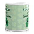 thumbnail image 3 of My Schnauzer Is My Lucky Charm Schnauzer Gifts Coffee Tea Ceramic Mug Office Work Cup Gift 15 oz, 3 of 3