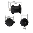 thumbnail image 3 of Enchufe de cargador USB dual, toma de corriente impermeable de 12 V/24 V, 3 of 7