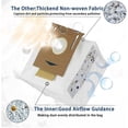 thumbnail image 3 of 12 Pcs Disposable Dust Bag For Ecovacs Deebot Ozmo T8 T8 Aivi T8 Plus, 3 of 5