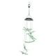 thumbnail image 4 of Campanas de viento solares, diseño fotosensible, resistente al agua, funcionamiento automático, forma de libélula verde, luces que cambian de Color, 4 of 5