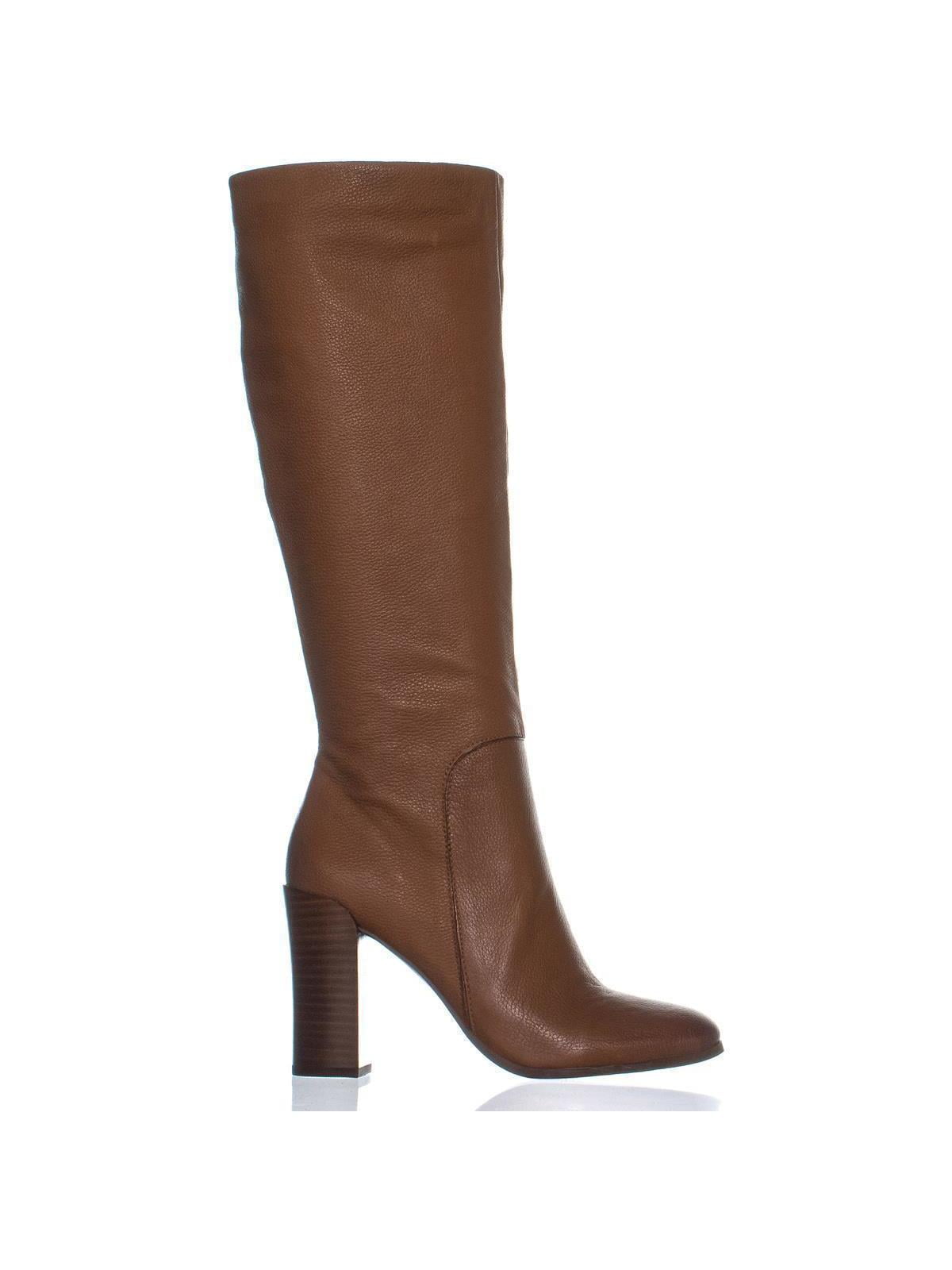 cognac dress boots