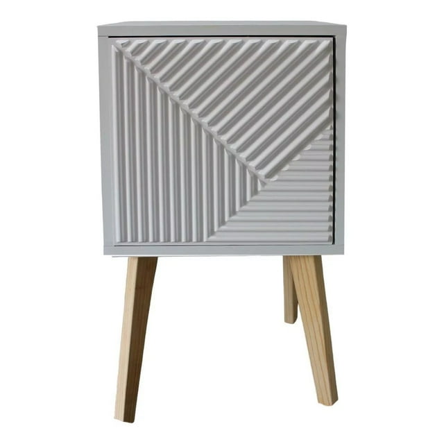 Buro Recamara Mueble Minimalista Blanco Ensamblado
