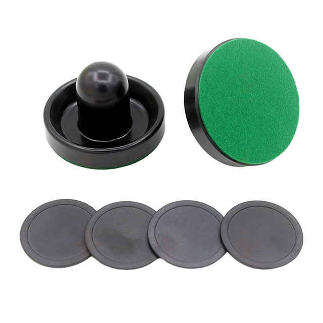 Juego de Mini empujadores de Hockey de aire Zulema 2 empujadores negros 96mm