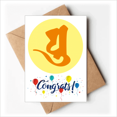thumbnail image 1 of El budismo sánscrito Yu ronda patron Sobre de la Carta de felicitación de la tarjeta de matrimonio, 1 of 4