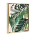 thumbnail image 4 of Stupell Industries Flowing Palm Fronds Botanical & Floral Painting Gold Floater Framed Canvas Art Print Wall Art, 25 x 31, 4 of 10