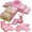 Pink Cloud, variant on LinkRomat 5-in-1 Modular Couch & Climbing Blocks, Multi-Combination Design for Hands-On Skill-Building and Creative Play (Colorful Unicorn)