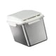 thumbnail image 5 of Contenedor de almacenamiento de granos de acero inoxidable con tapa, caja organizadora para almacenar alimentos para mascotas Blanco para 10KG, 5 of 9