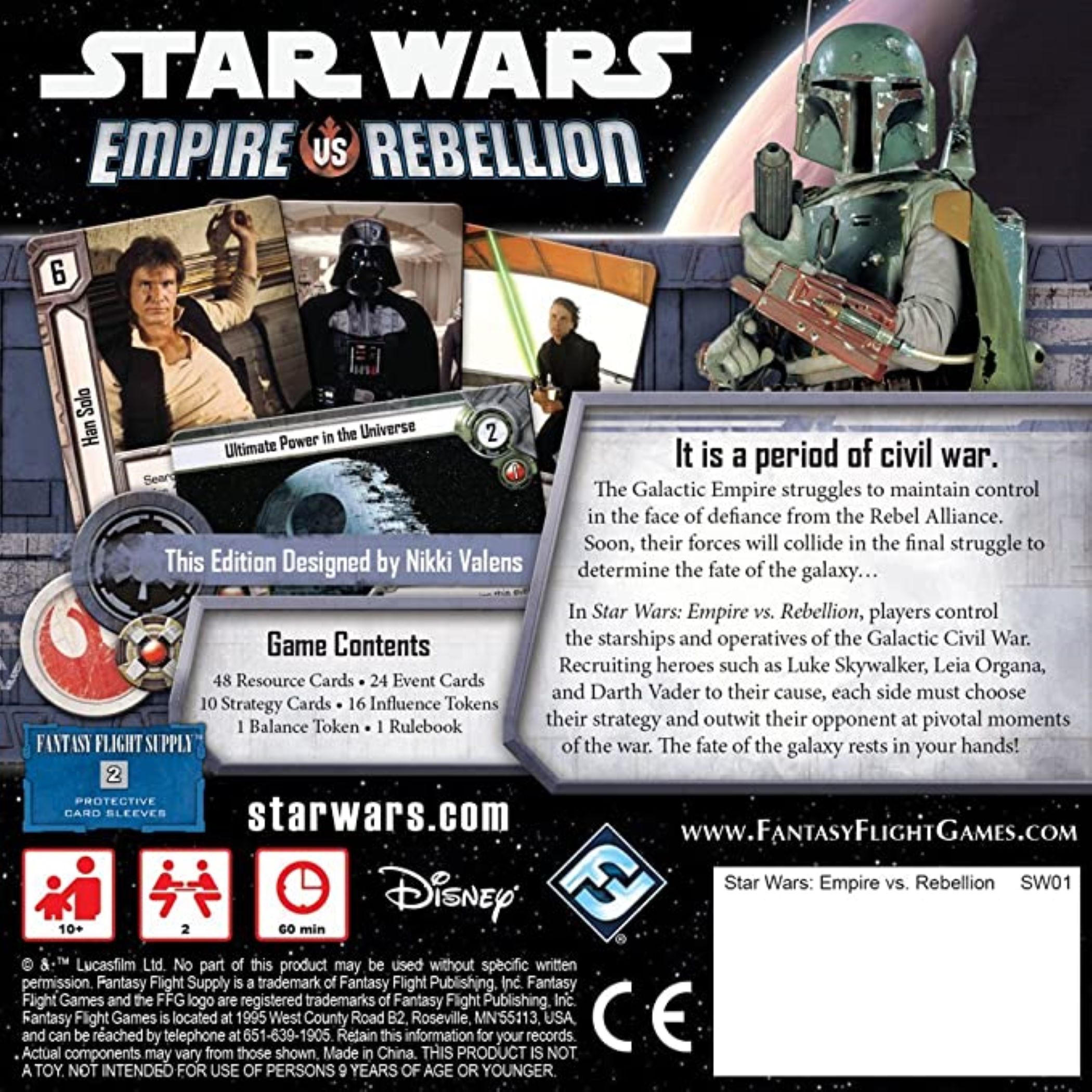 Fantasy Flight Star Wars Empire vs. Rebellion Board Game - image 3 of 5