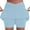 17#Light Blue, variant on Skorts for Woman Plus Size High Waisted Skirt with Shorts Underneath Athletic Tennis Skirts with Pockets Tummy Control Purple 4XL