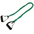 thumbnail image 3 of Cuerda de tracción ranurada Fitness Anti rotura cinturón elástico interior Yoga entrenamiento de potencia bandas de resistencia (verde (10 lb)) YUNYI BRAND  Deportes, 3 of 8