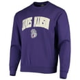 thumbnail image 2 of Men's Colosseum Purple James Madison Dukes Arch & Logo Tackle Twill Pullover Sweatshirt, 2 of 3