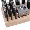 thumbnail image 6 of Steel Doming Block and Punch Set Craft Dapping Jewellery Shaping Kit 25pc, 6 of 6