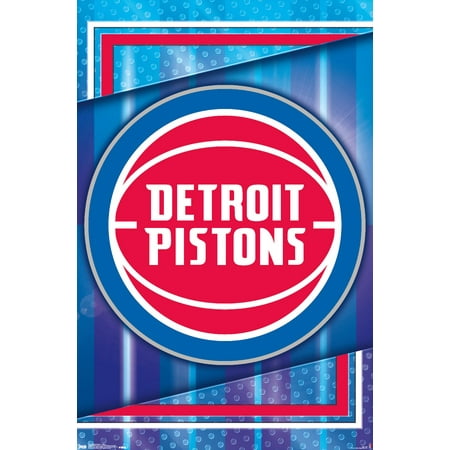 NBA Detroit Pistons - Logo 17 Wall Poster, 22.375" x 34"