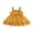 Yellow, variant on RUINIXCW Kids Toddler Baby Girl Summer Tulle Dress Birthday Cake Smash Outfit Baby Girls Photoshoot Outfits Sleeveless Mesh Ruffled Princess Birthday Baptism Wedding Party Dress