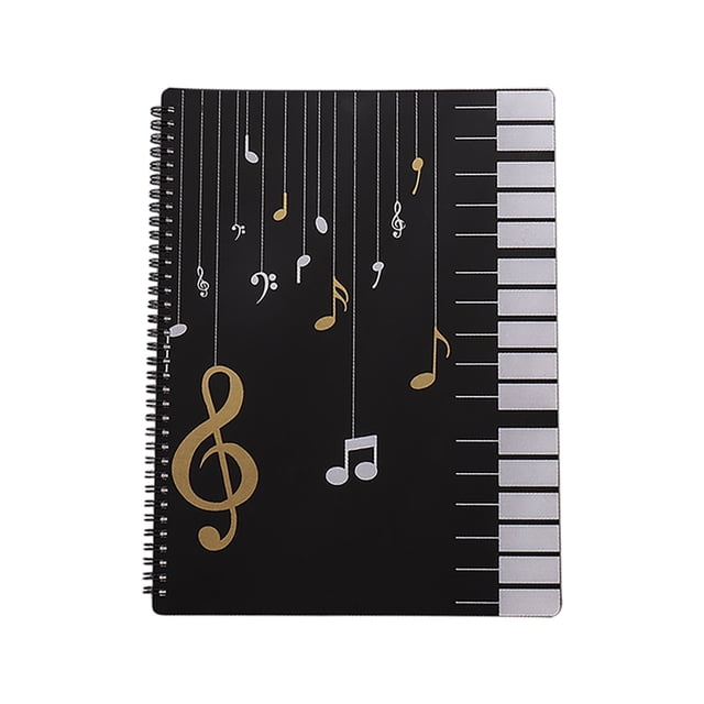 Plastic Concert Choral Holder, A4 Document Storage Bag 20-Page Sheet Music Folder For Musicians Band Practice Score Protection