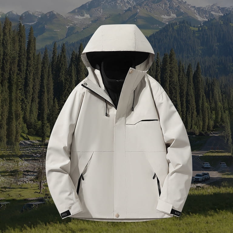 Unisex Ski Snow Anorak Jacket - Waterproof Hooded Winter Coat For Snowboarding, Skiing & Outdoor Sports