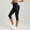 Black, variant on Drovellove Women's Plus Size High Waisted Yoga Pants with Elastic Waistband - Solid Color Casual Leggings for Workout, Pilates, or Lounge