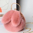 thumbnail image 5 of TAIAOJING Women Crossbody Bag Outdoor Cute Ladies Shoulder Bag Casual Shopping Messenger Bag Round Cat Ear Plush Handbag, 5 of 5