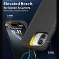 thumbnail image 3 of iPhone 16 Case Cover 3 Layer Rugged / Heavy Duty / Shockproof 6.1" Black, 3 of 6
