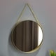 thumbnail image 3 of Espejo colgante de pared con cadena para dormitorio, marco dorado, decoración decorativa para el hogar y el baño. METRO, 3 of 9