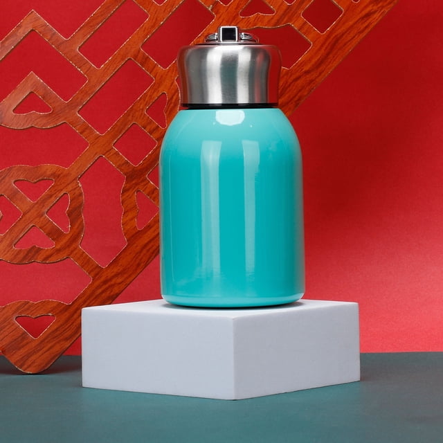 Mini Stainless Steel Thermal Flask Insulated Leakproof Portable Water Bottle With Convenient Carry Hook For