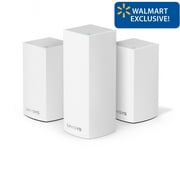 Linksys Velop Tri Band Intelligent Mesh WiFi System, White, 3 Pack (AC4600)
