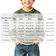thumbnail image 3 of Guluxicc Kids Girls Turtleneck Cable Knit Sweater Long Sleeve Chunky Pullover Sweaters Fall Winter Loose Tops 3-8 Years, 3 of 7