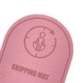 thumbnail image 4 of facefd Exercise Skipping Mat High Density Anti work out Slip Cushion Yoga Mat Buffer Pad Pink Thick 8mm, 4 of 9