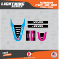 thumbnail image 4 of Kalair GFX Graphics Kit for Honda CRF80 (2011-2016) Lightning Series, 4 of 5