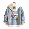 thumbnail image 1 of Chaqueta vaquera Universtar BTS21 con estampado de dibujos animados Streetwear, 1 of 1
