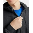 thumbnail image 4 of Hanes Men's & Big Men's Fleece Full Zip Up Hoodie Sweatshirt, Sizes S-3XL, 4 of 6