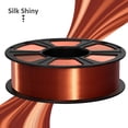 thumbnail image 3 of GEEETECH 3D Printer Silk PLA Filament 1.75mm,Metal-like Shiny Consumable 1kg (2.2lbs) 1 Spool,Metallic Copper, 3 of 7