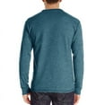 thumbnail image 5 of UVEASISHA Long Sleeve Button T Shirts for Men Solid Color Casual Athletic Tops Henley V Neck Regular Fit Tees Cotton Lightweight Pockets T Shirts, 5 of 6