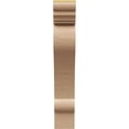 thumbnail image 2 of 4"W x 8"D x 24"H Thin Mayflower Rough Cedar Woodgrain TimberThane Corbel, Primed Tan, 2 of 6