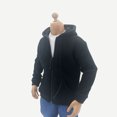 thumbnail image 3 of Vogacara de acción chaqueta con capucha DIY Prop cremallera abrigo masculino accesorios de ropa Muñecas y casas de muñecas Negro, 3 of 6