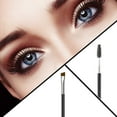 thumbnail image 3 of Pinzas para cepillos para cejas: cepillo profesional para cejas inclinado y cepillo en espiral (negro) oso de fresa Electrónica, 3 of 5
