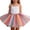 a-Pink3411, variant on VNKIDY Girls Kids Elastic Waist Rainbow Tulle Tutu Skirt Voluminous Fluffy Holiday Dress For Party Festive Dress Up Pink 2-8 Years