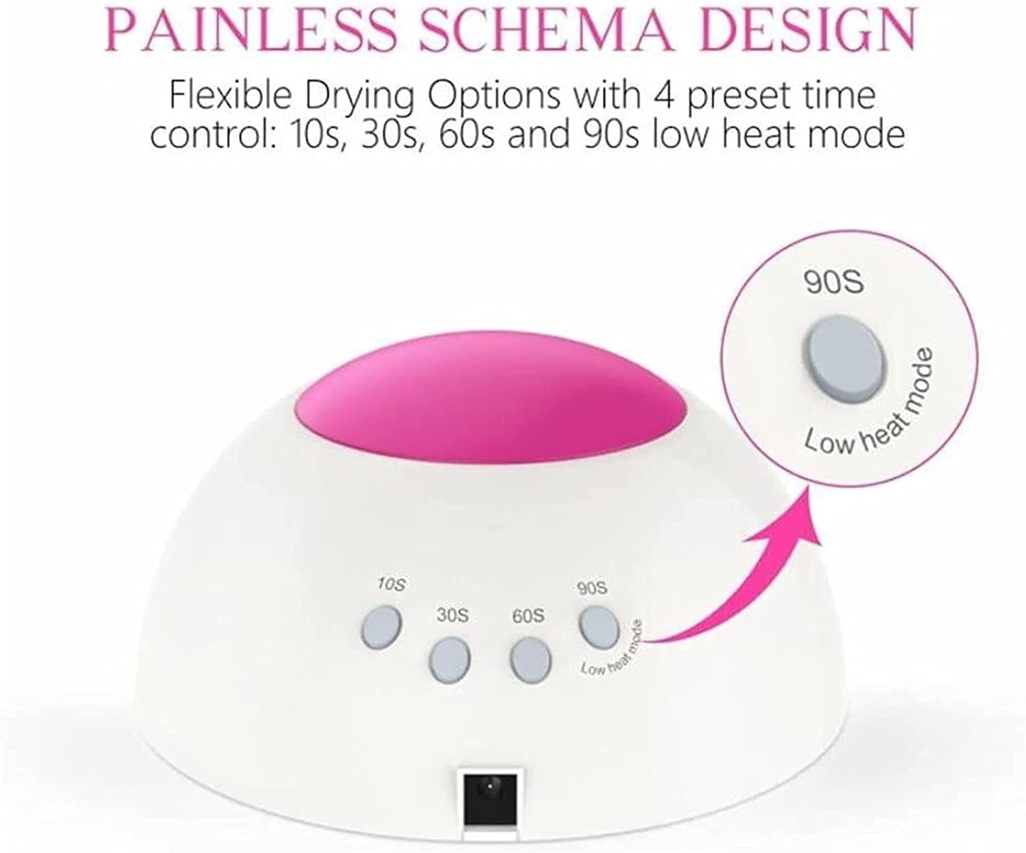 UV LED Nail Lamp for Two Hand, Led Nail Light for Gel Nails with Light Bead, Gel Nail Lamp Quick Curing Nail Gel Polish, Nail Dryer Suitable Salon and Home Use
